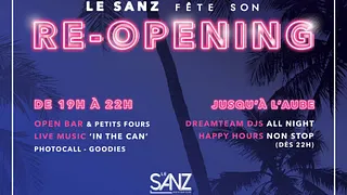 Le Sanz Re-Opening Party
