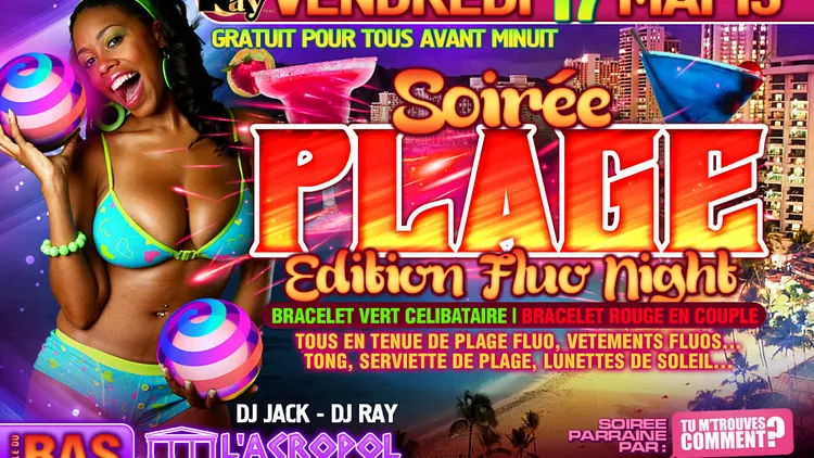 Soirée Plage Édition Fluo Night & Spring Break Praia To Lisbon