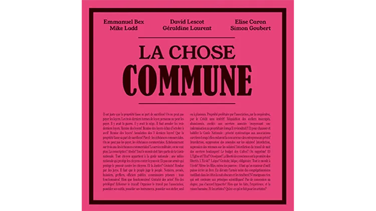 la chose commune