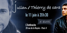 Concert Julian Guy + Thierry de Cara @ Anthracite