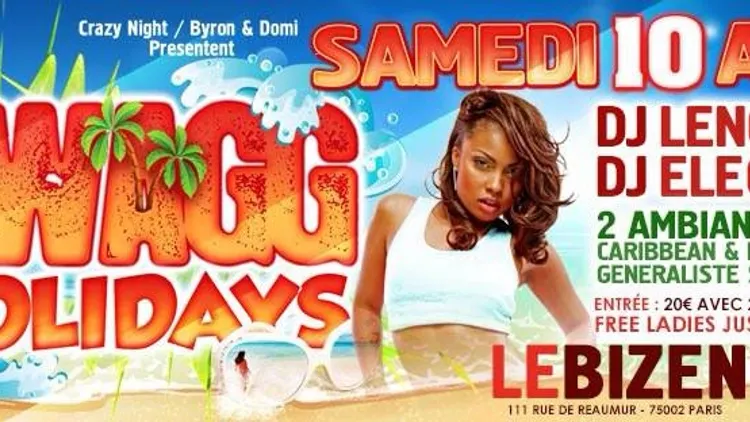 Swagg Holidays Free Ladies Jusqu'a 1h