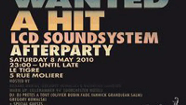LCD SOUNDSYSTEM AFTER SHOW/DJ SET