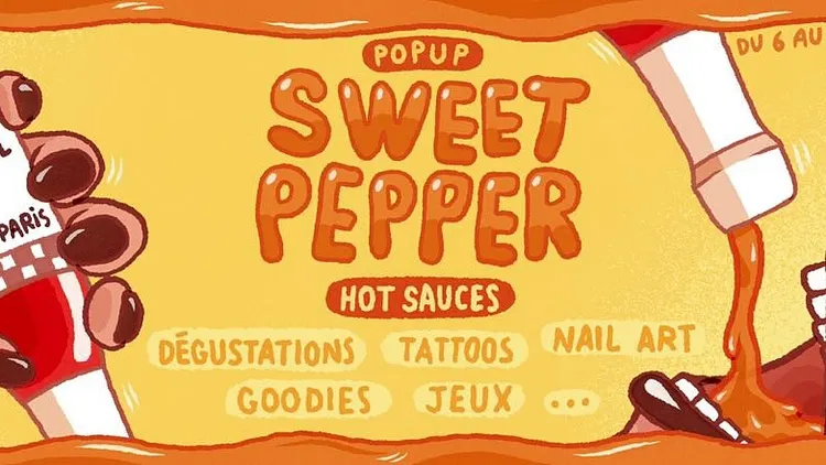 Paris Hot Sauce Popup - Sweet Pepper