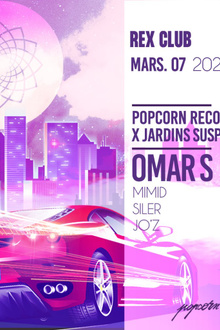 Popcorn Records x Jardins Suspendus: Omar S, Siler, Jo'z, MIMID