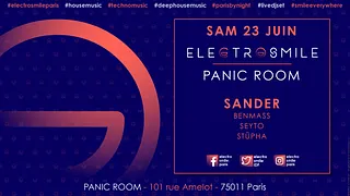 Electrosmile with Sander at PANIC ROOM