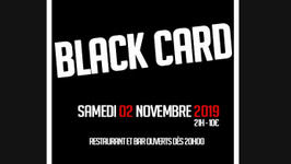 Black card en live !