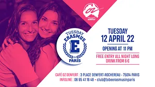 TUESDAY ERASMUS IN PARIS