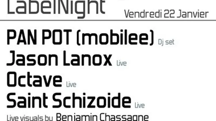 Coton Tige Label Night W/ Pan-pot @ Showcase