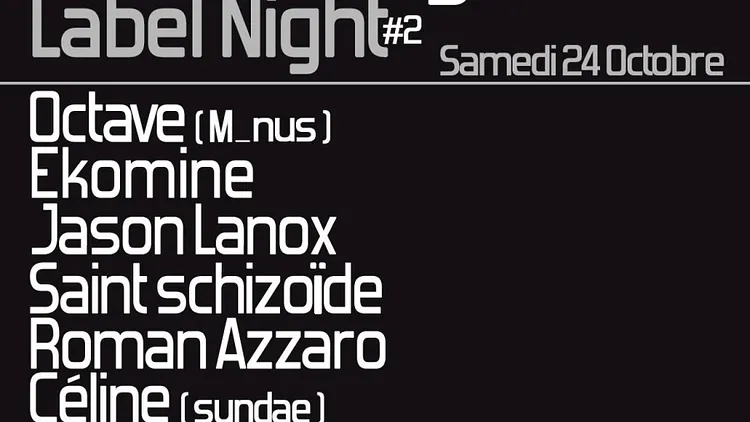COTON TIGE LABEL NIGHT