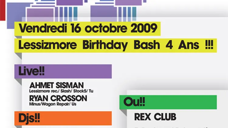 LESSIZMORE birthday Bash