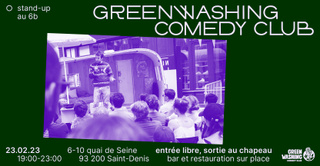 Stand-up au 6b avec Greenwashing Comedy Club