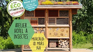 Chantier participatif 2/2 : Remplissage hôtel à insectes