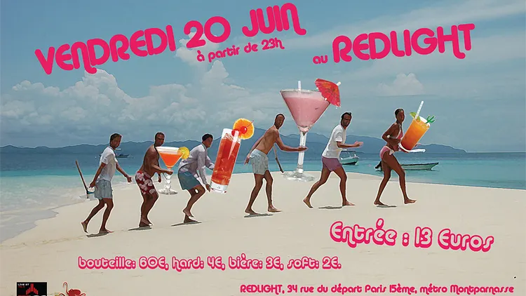 Soirée au Redlight  le 20 juin!!!