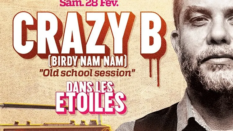 CRAZY B dans LES ETOILES (Old School Session)