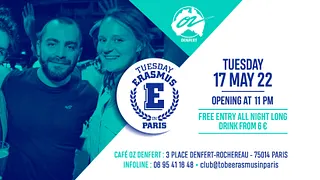 TUESDAY ERASMUS IN PARIS