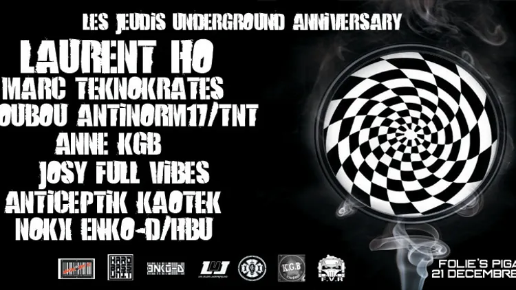 Les Jeudis Underground Anniversary