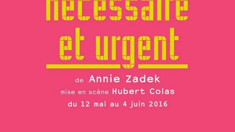 Nécessaire et urgent