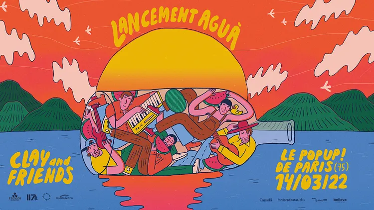 CLAY AND FRIENDS en concert au Pop Up du label !