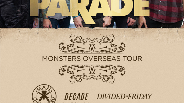 Mayday Parade + Man Overboard + Divided By Friday