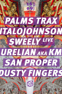 Concrete: Palms Trax, ItaloJohnson, Sweely live, San Proper