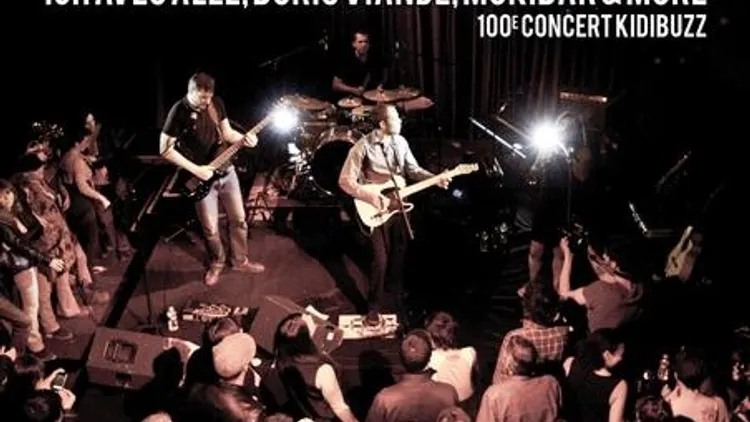 100e concert Kidibuzz : Noktambules + Alee + Boris Viande