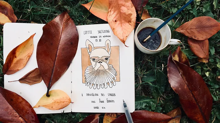 Coffee Sketching au Pavillon des Canaux