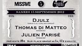 Missive : D'julz Thomas di Matteo Julien Parisé