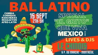 Bal Latino spécial Fête Nationale Mexique - El Grito Viva México!