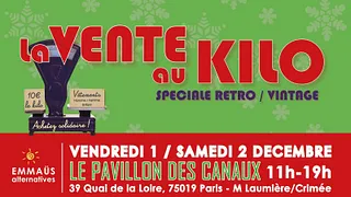 Vente au Kilo Emmaüs Alternatives au Pavillon des Canaux