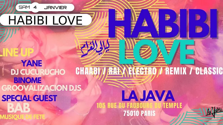 Habibi Love ~ Oriental Vibes Party à Belleville !