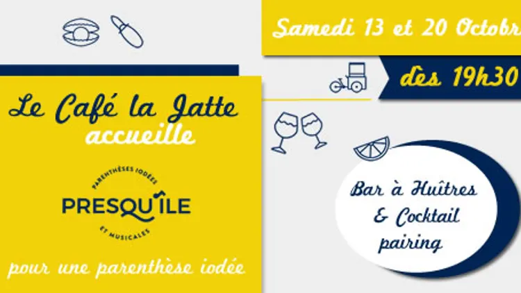 BAR à HUÎTRES & Cocktail pairing au Café la Jatte !