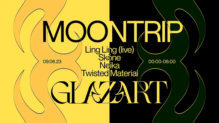 MoonTrip x Glazart w/ Ling Ling (live), Neika, Sköne