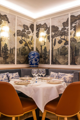 La Chambre Bleue Restaurant Paris