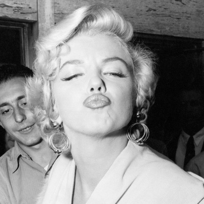 Marilyn Monroe photographiée à la Galerie de l'Instant