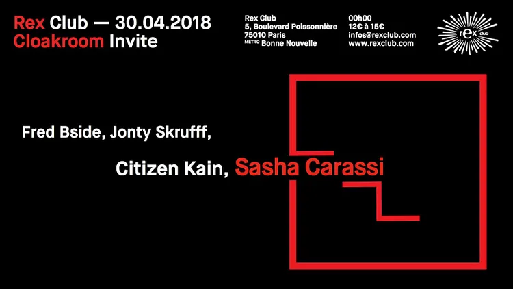 Cloakroom Invite Sasha Carassi
