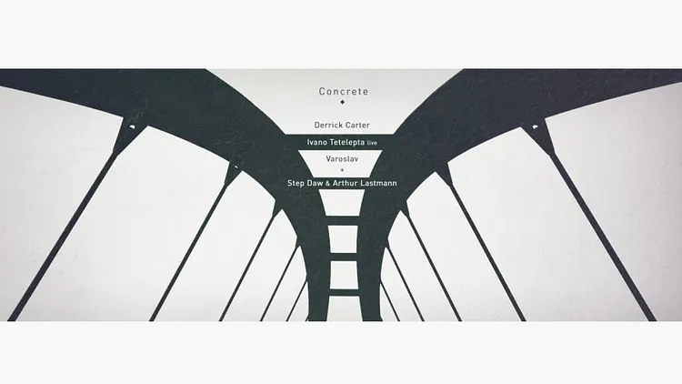 Concrete: Derrick Carter, Ivano Tetelepta Live, Varoslav // Woodfloor: Step Daw & Arthur Lastmann