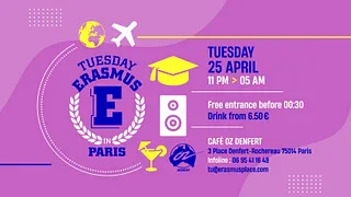 TUESDAY ERASMUS IN PARIS