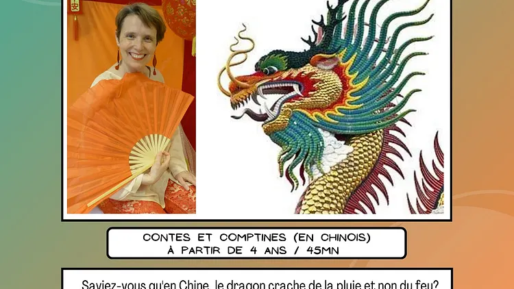Dragons et empereurs  Contes (en français) et comptines (en chinois) à partir de 4 ans