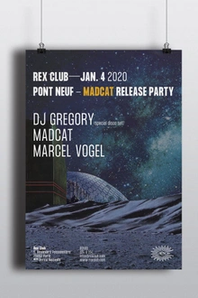 Pont Neuf Madcat Release Party: DJ Gregory (Disco Set) & Marcel Vogel