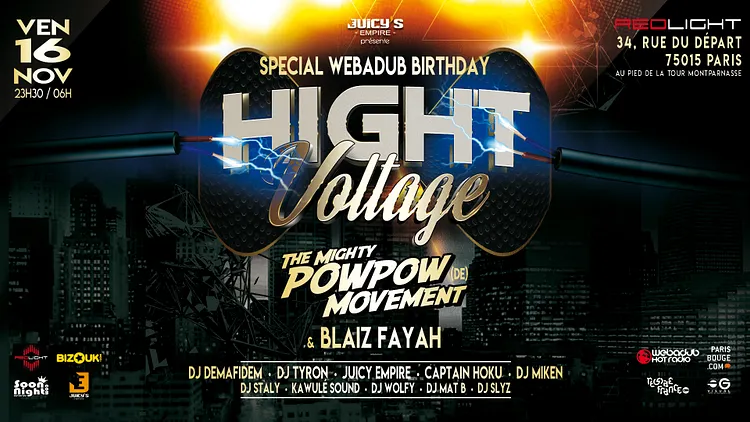 HIGH VOLTAGE mixé par pow pow mouvement (allemagne)