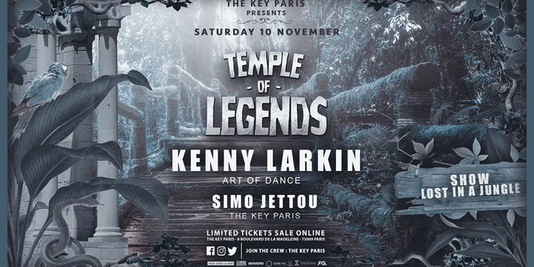 Temple of Legends with Kenny Larkin !