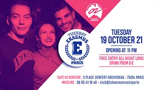 TUESDAY ERASMUS IN PARIS