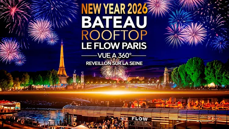 REVEILLON ROOFTOP BOAT DELUXE LE FLOW ALEXANDRE III