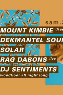 Concrete: Mount Kimbie, Dekmantel Soundsystem, Solar, Rag Dabons