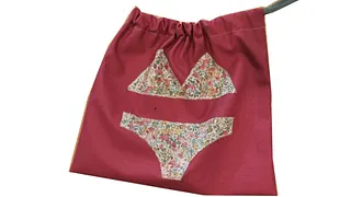 Atelier de couture à la REcyclerie "Ma pochette à maillot"