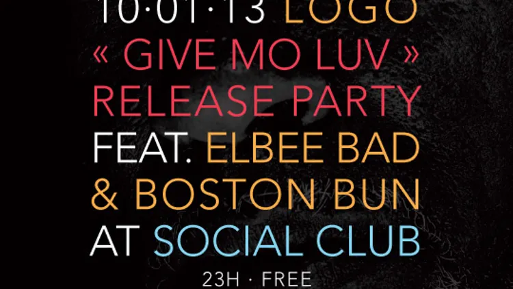 Logo Release Party W Logo, Boston Bun, Elbee Bad