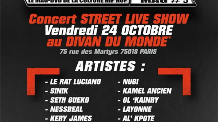 « LA RUE EN DIRECT » / STREET LIVE + SETH GUEKO +