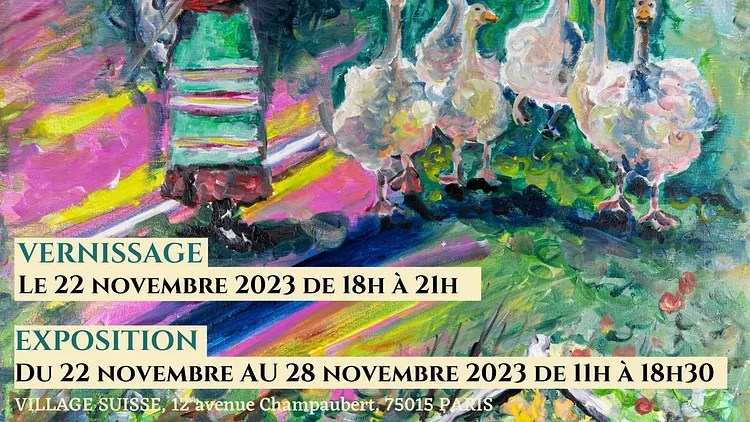 Exposition solo "La Campagne Polonaise" de Katarzyna Barré