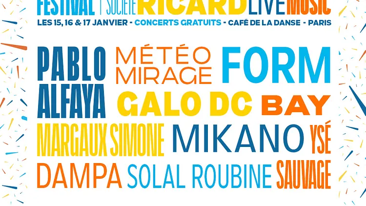 Festival Société Ricard Live Music