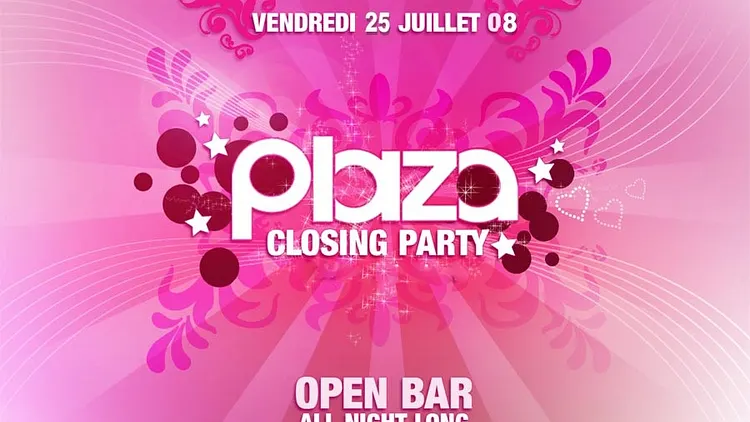 Plaza Closing Party / OPEN BAR TOTAL